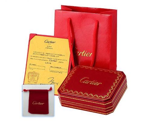 cartier packaging products